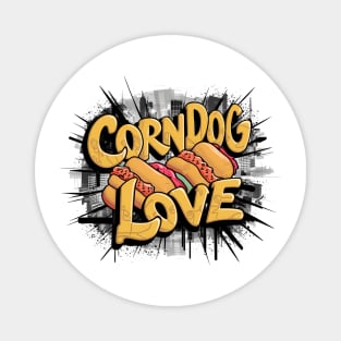 Corndog Love Design Magnet